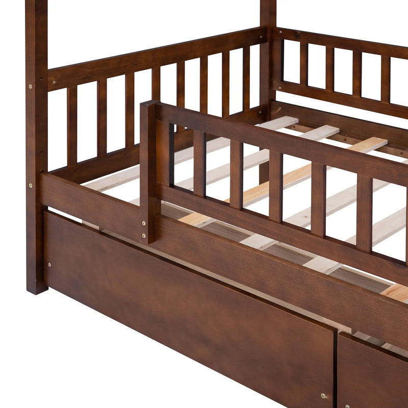 House Bed With 2 Drawers by HouseOfZazla