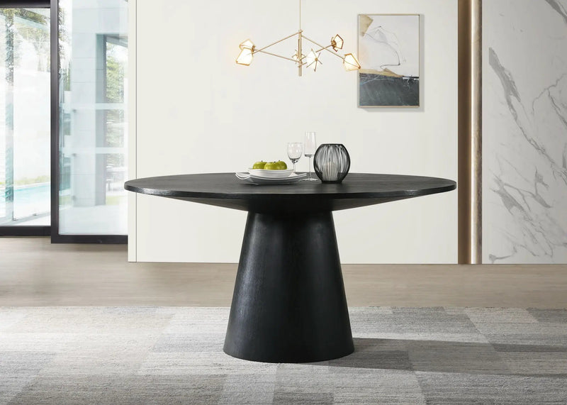 Jasper - Wide Contemporary Round Dining Table by Unique Piece Furniture