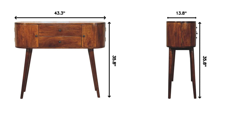 Grove Console Table - Brown by HouseOfZazla