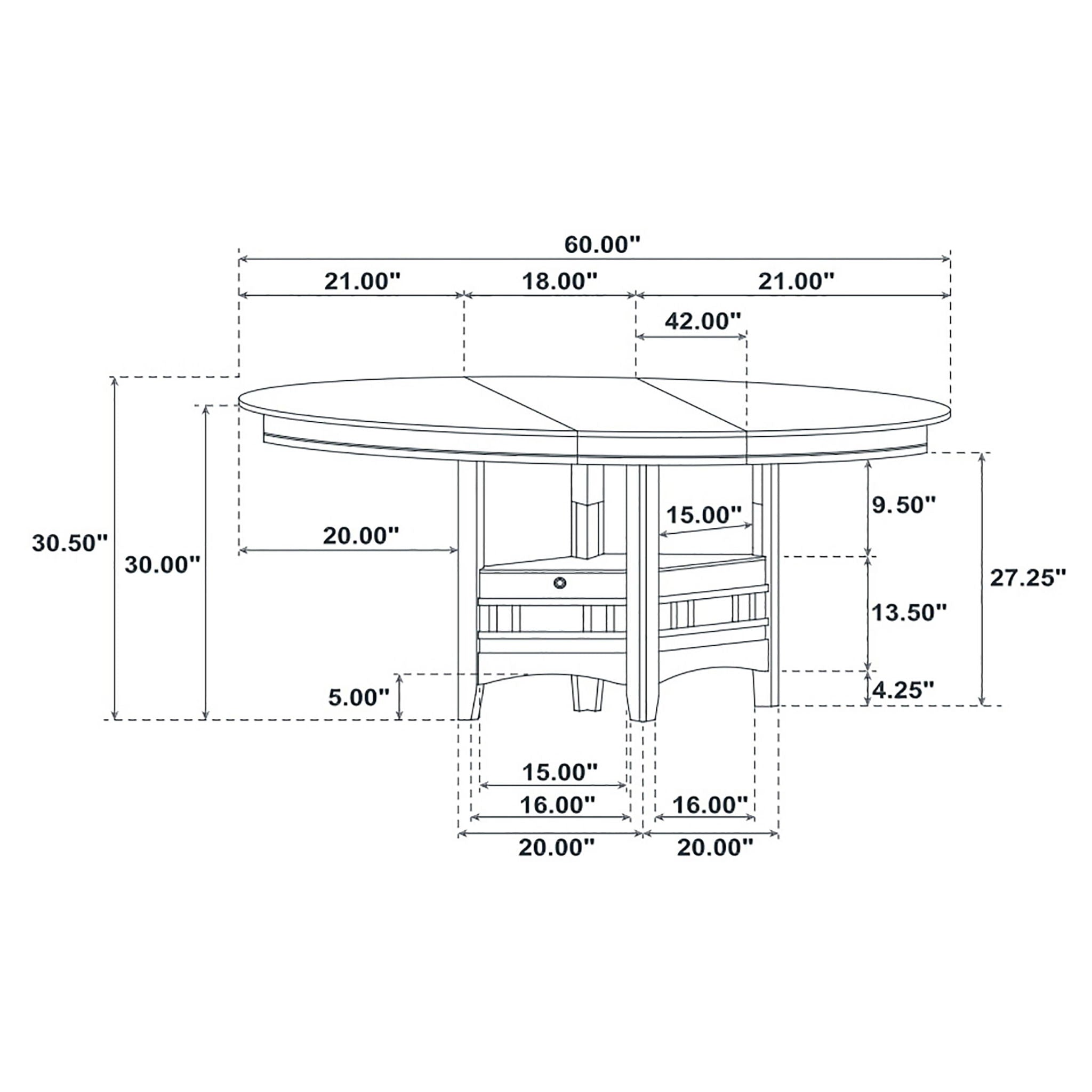 Illkirch - Oval Extension Leaf Dining Table With Expandable Surface - Espresso by HouseOfZazla