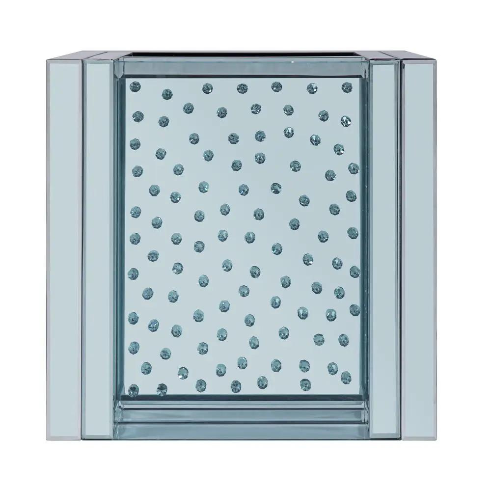 Nysa - 24" End Table - Mirrored & Faux Crystals by Unique Piece Furniture