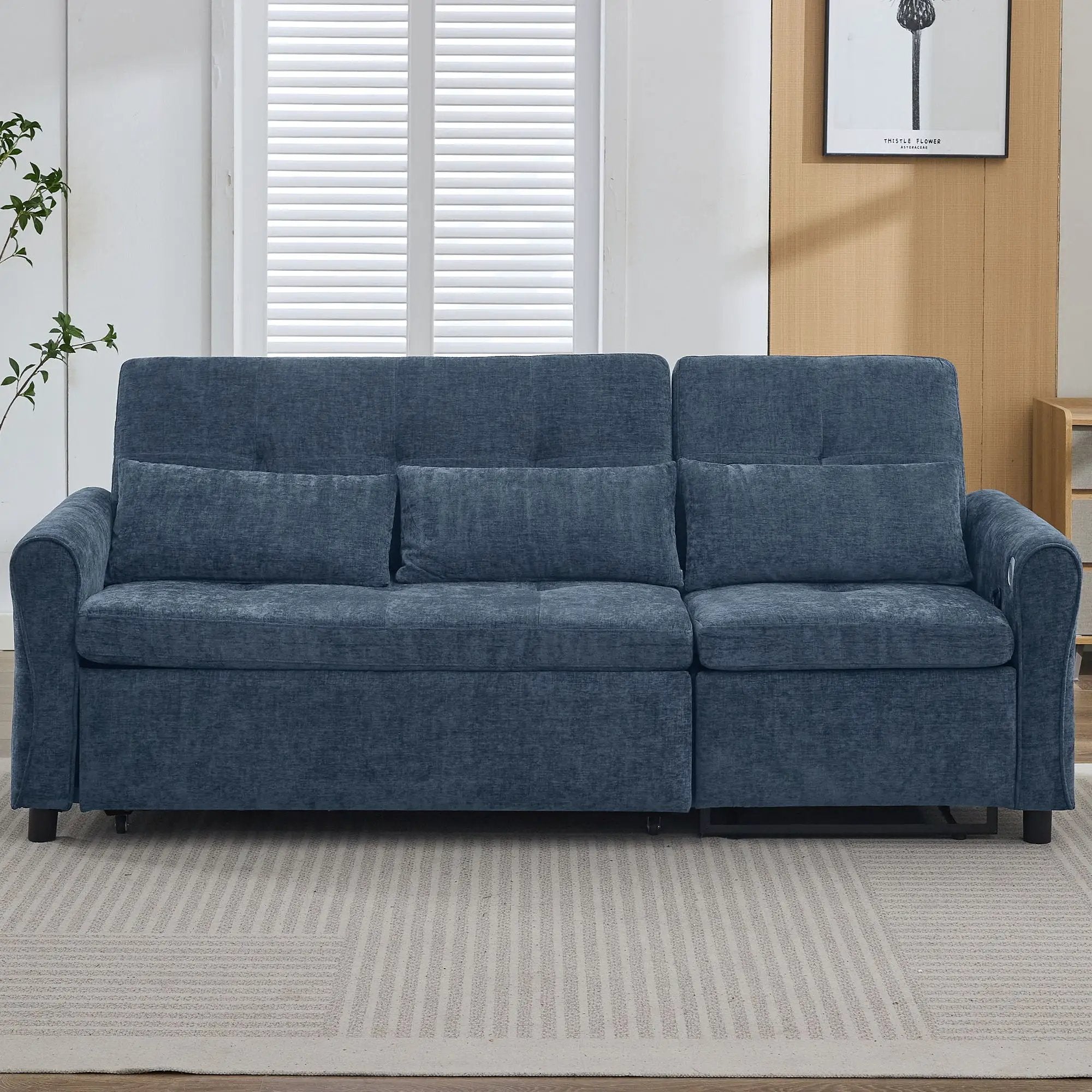 3 Seater Sofa Bed And Reversible Recliner by HouseOfZazla