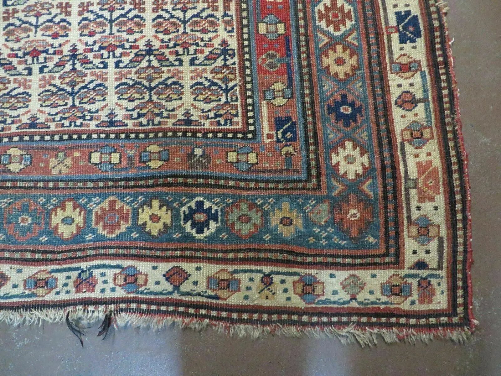 5' X 9' Antique Handmade Caucasian Kuba Wool Rug Veg Dye Runner Nice by Jewel Rugs