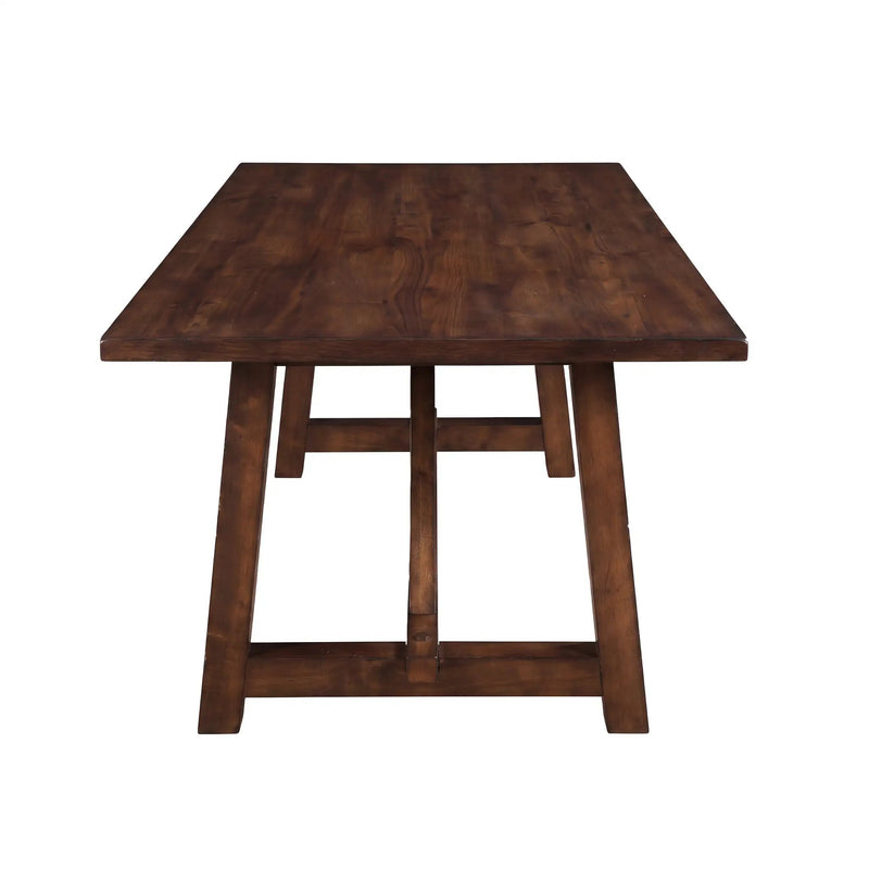Farmhouse Style Dark Dining Table by HouseOfZazla