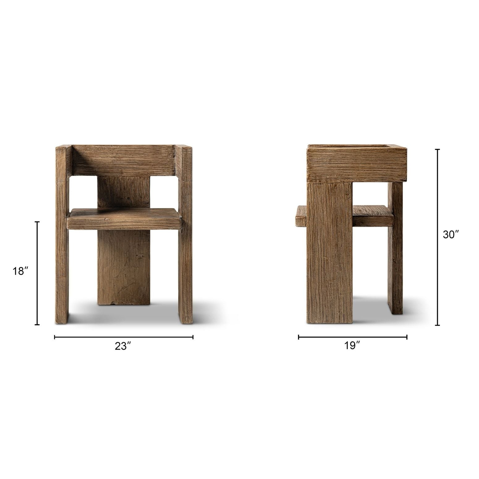 Avenel - Sculptural Block Accent Chair by HouseOfZazla