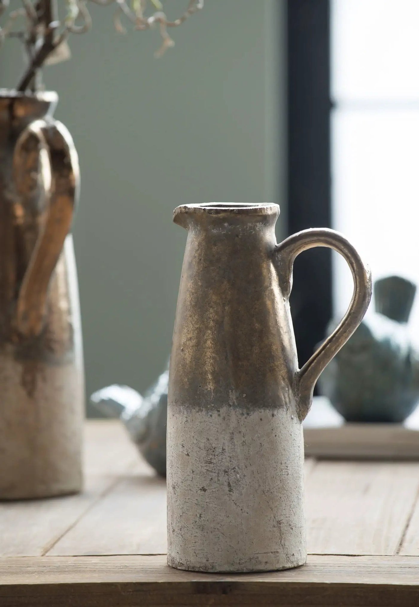 Candia - Terracotta Pitcher by HouseOfZazla