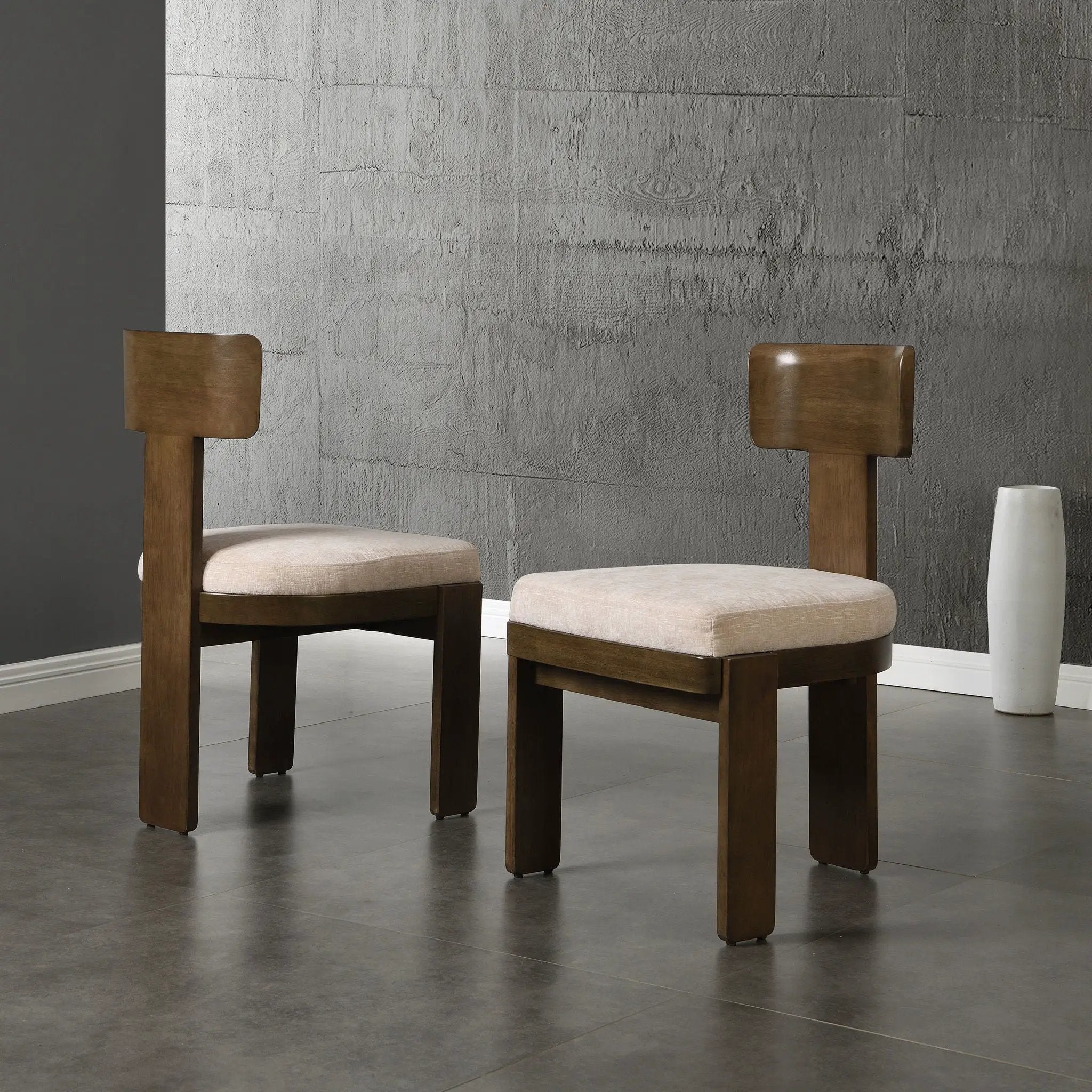 Upholstered Dining Fabric Side Chairs (Set of 2) by HouseOfZazla