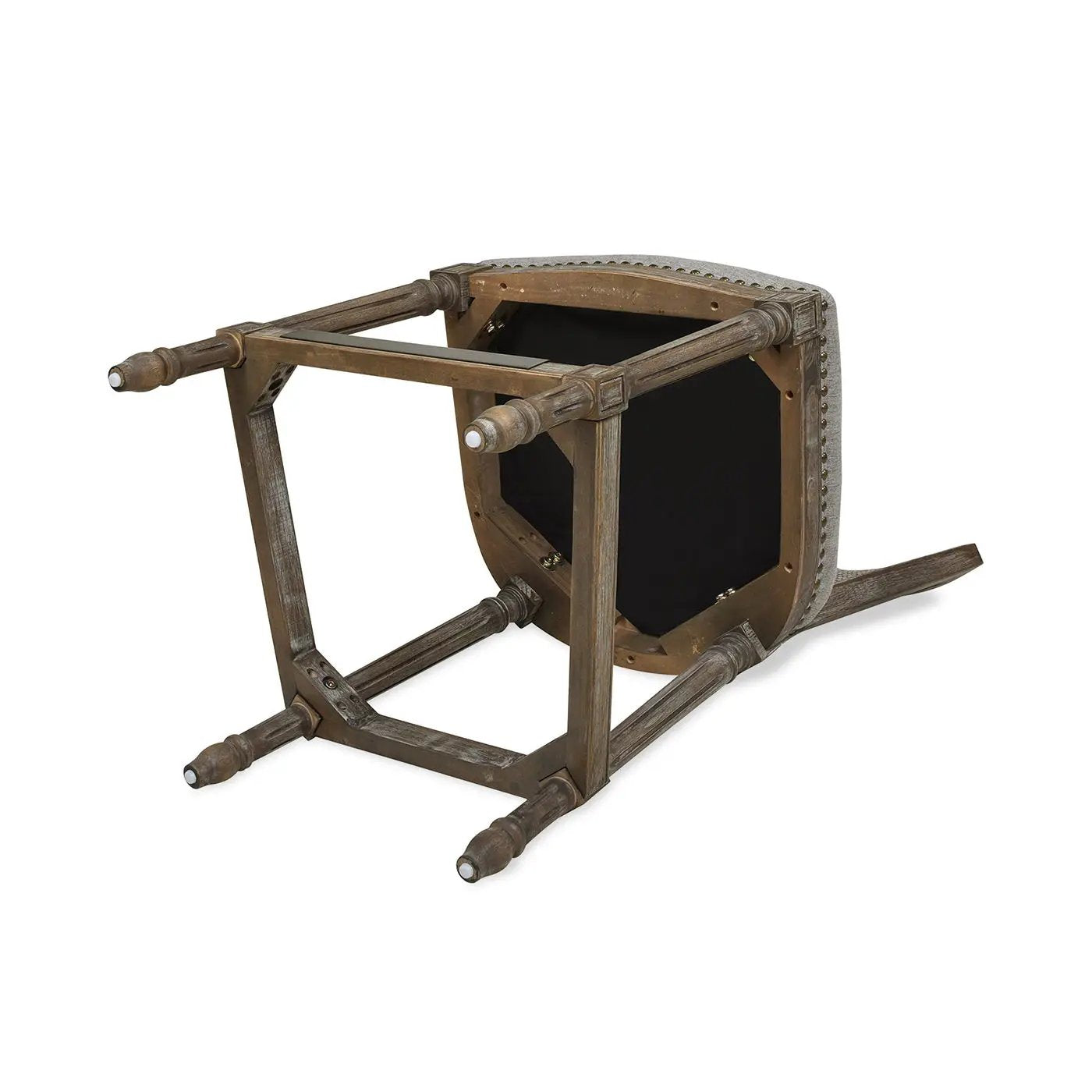 Triomphe - Rattan Wicker High Back Armless Counter Bar Stool by Unique Piece Furniture