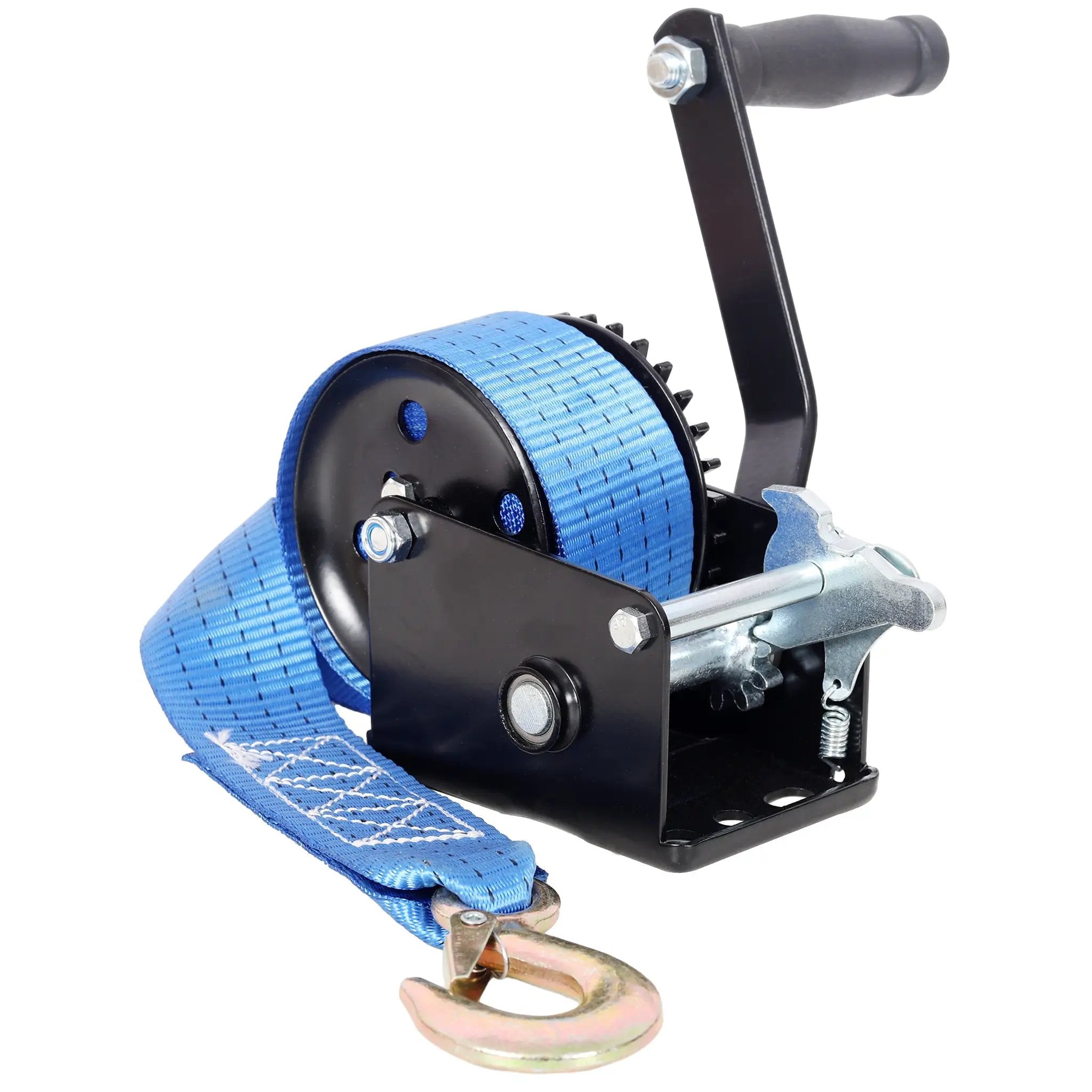 800LBS Hand Winch With 19.6FT Strap by HouseOfZazla