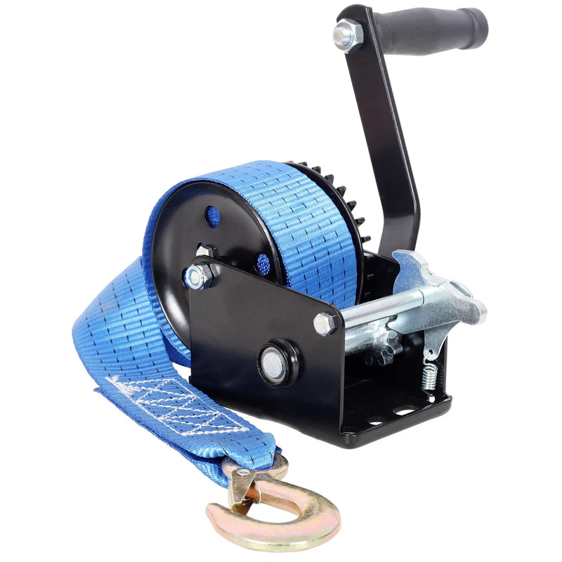 800LBS Hand Winch With 19.6FT Strap by HouseOfZazla