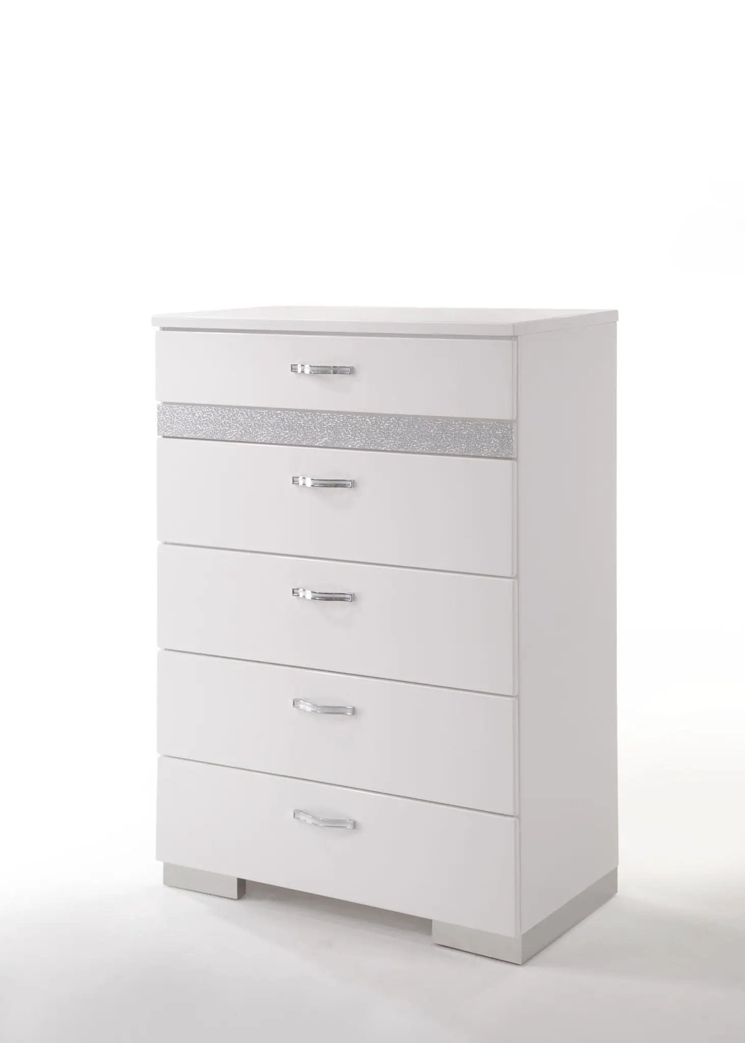 Naima II - High Gloss Chest - White by Unique Piece Furniture