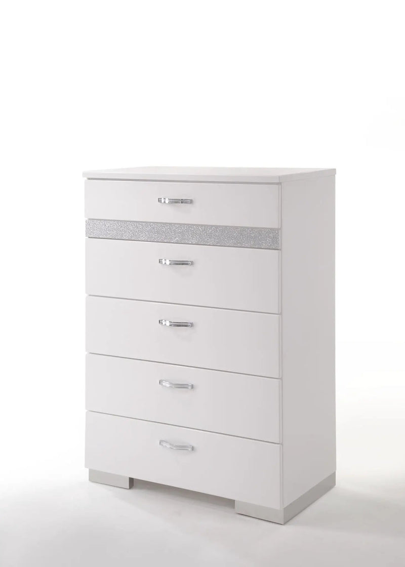Naima II - High Gloss Chest - White by HouseOfZazla
