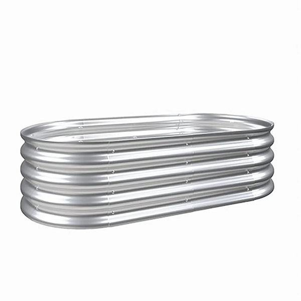 Heavy Duty Galvanized Raised Garden Bed Kit For Vegetables, Flowers & Herbs