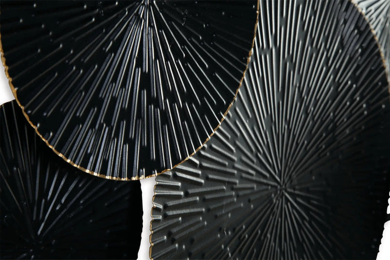 Rhetlen - Wall Decor - Black / Gold Finish by Unique Piece Furniture