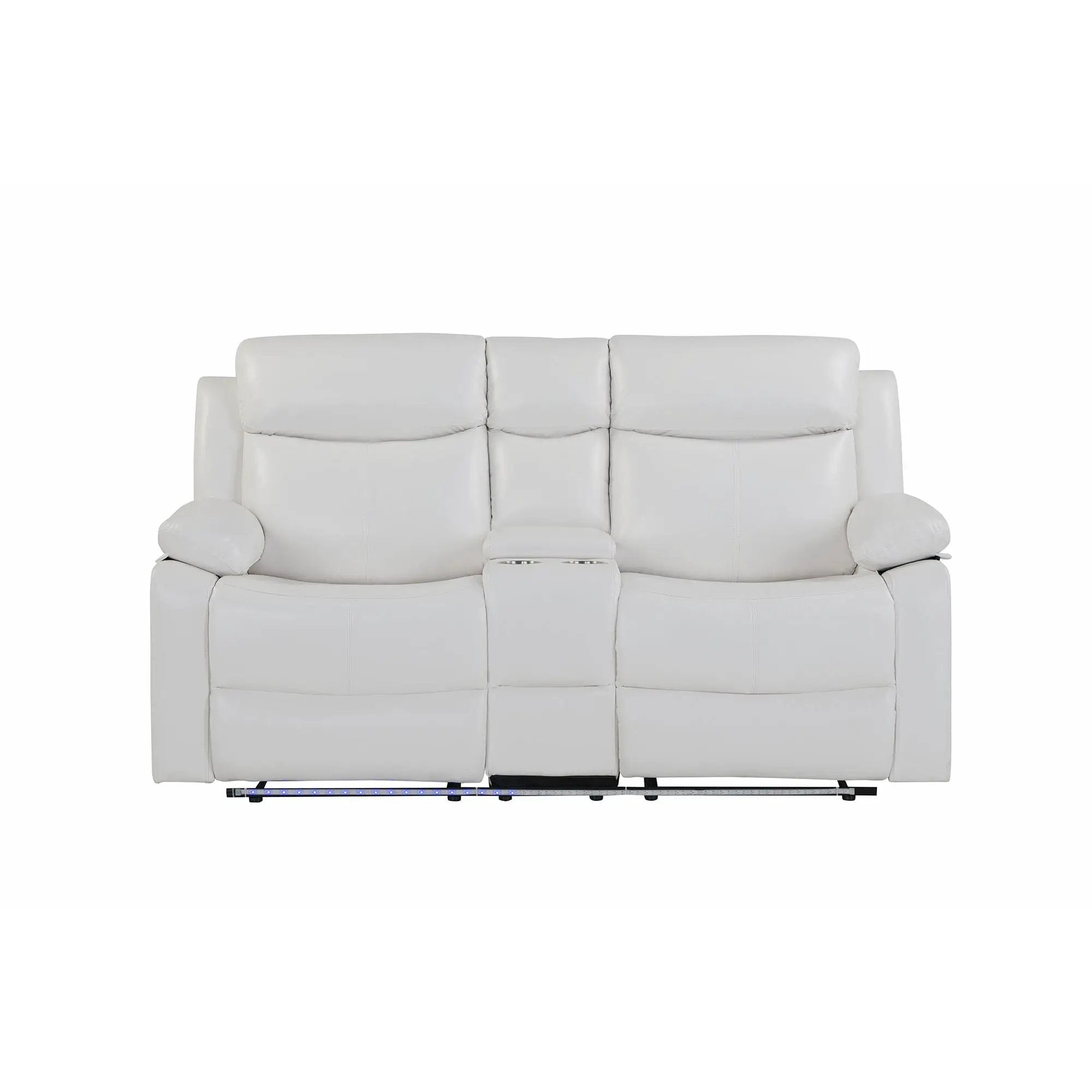 Blanche - Reclining Set With LED Lights, Speaker by Unique Piece Furniture