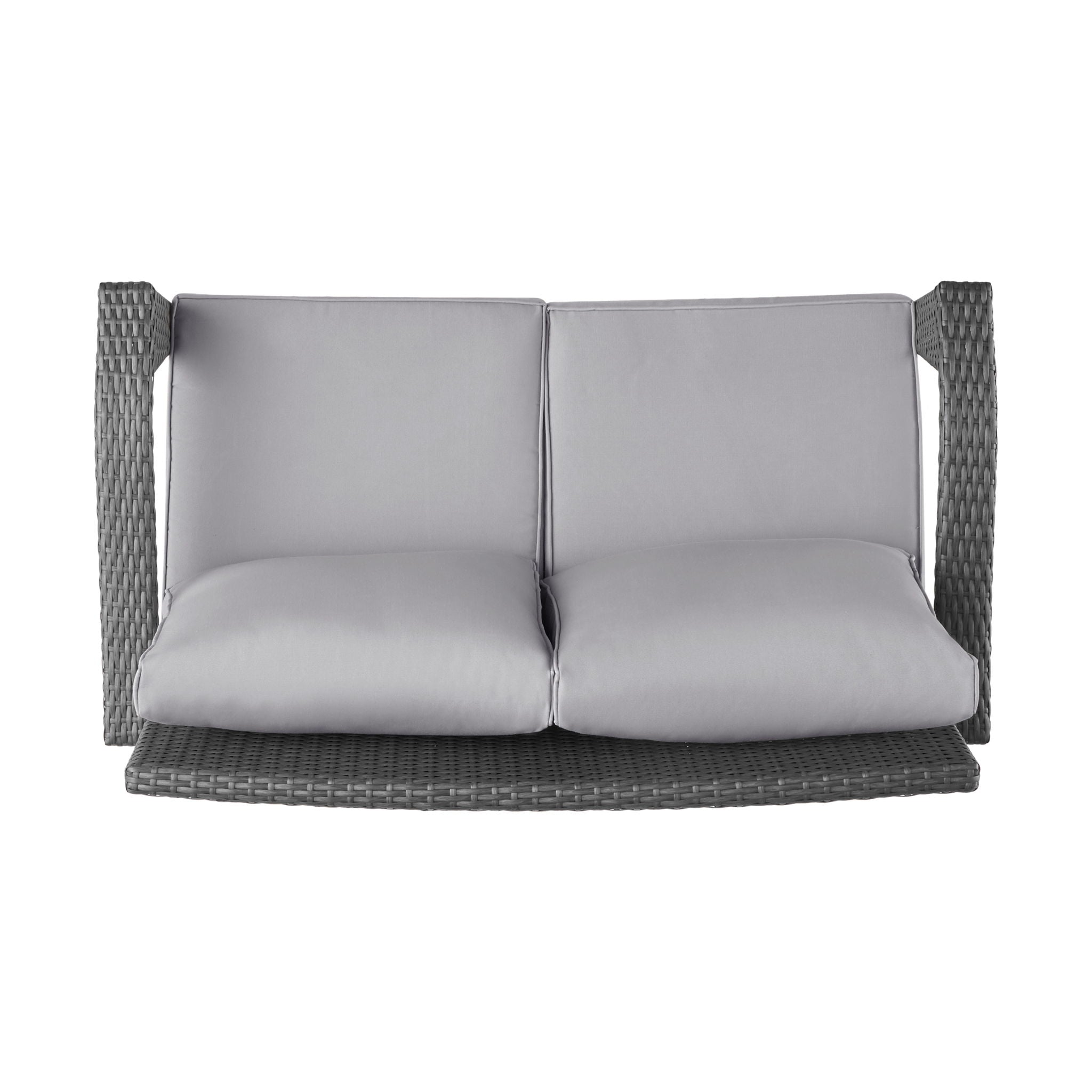 Honolulu Loveseat - Gray / Silver by HouseOfZazla