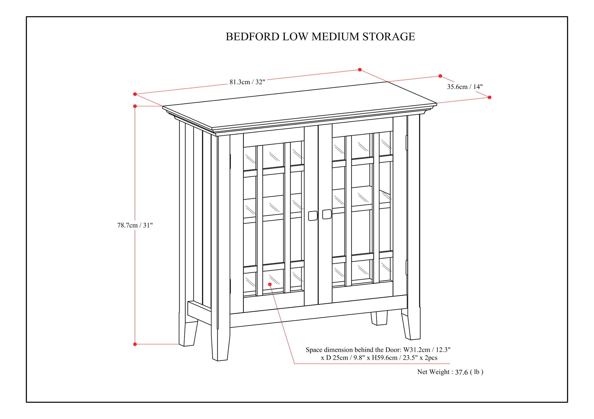 Bedford - Storage Media Cabinet by HouseOfZazla
