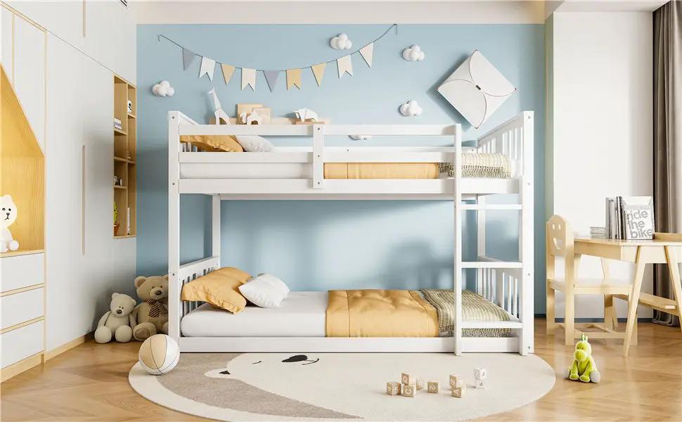 Solid Construction Bunk Bed & Ladder by HouseOfZazla