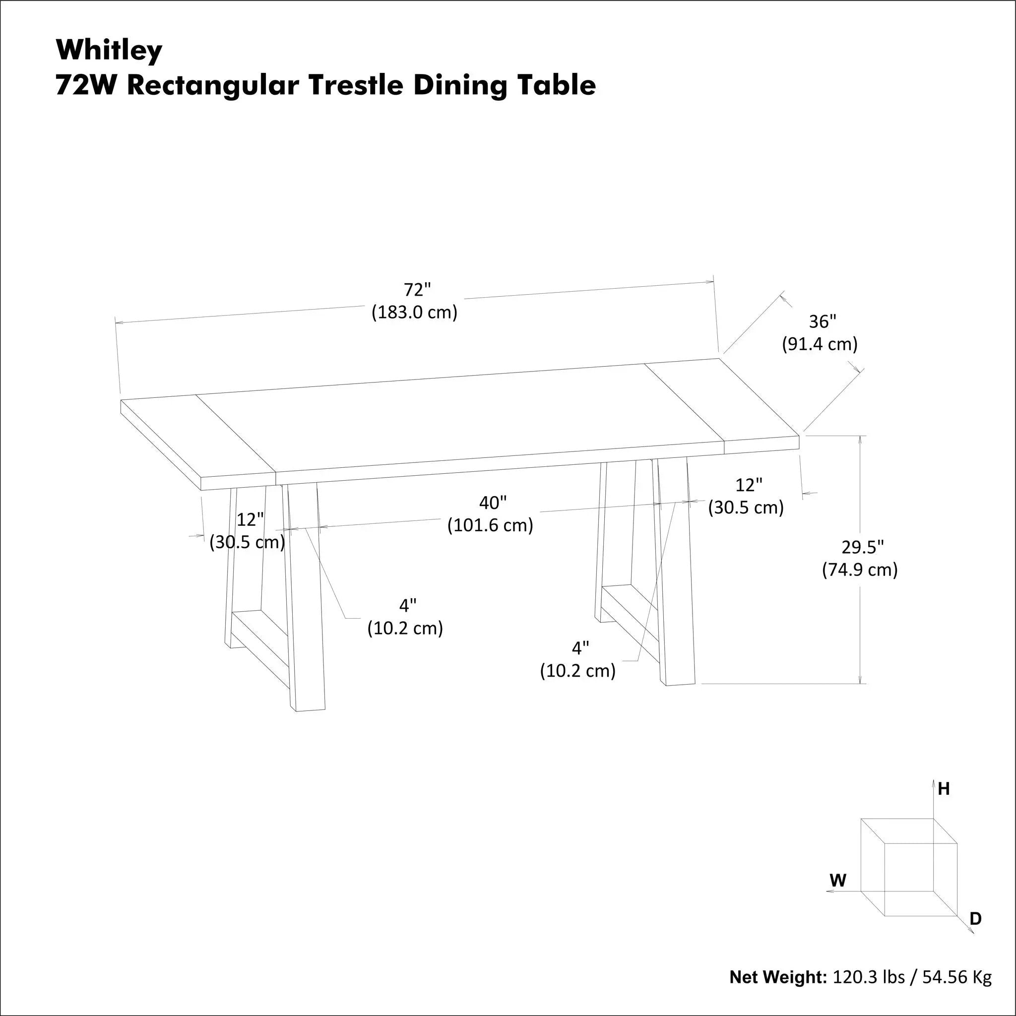 Whitley - Dining Table by Unique Piece Furniture
