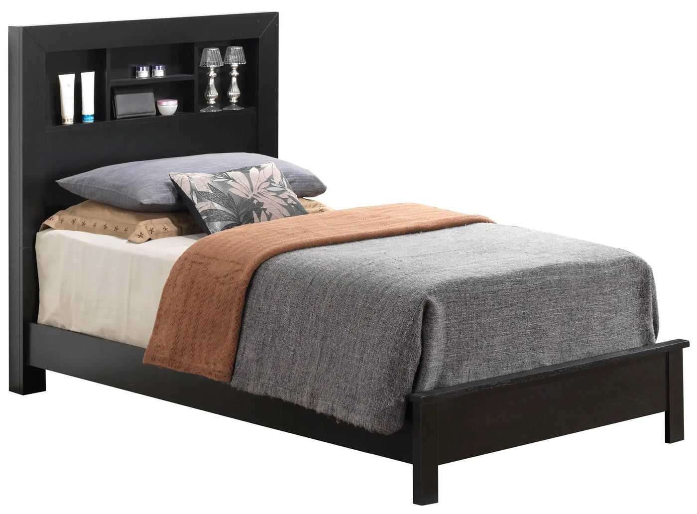 Bed With Transitional Design Stylish by HouseOfZazla