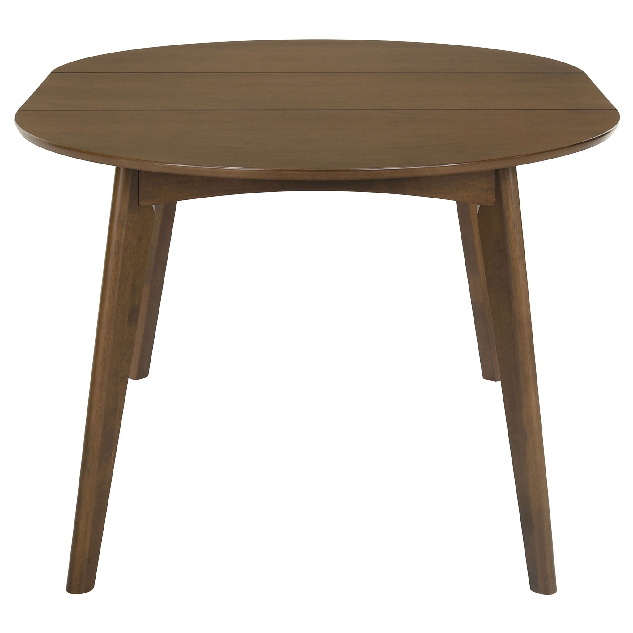Thomson - Oval Dining Table With Removable Leaf - Walnut by HouseOfZazla
