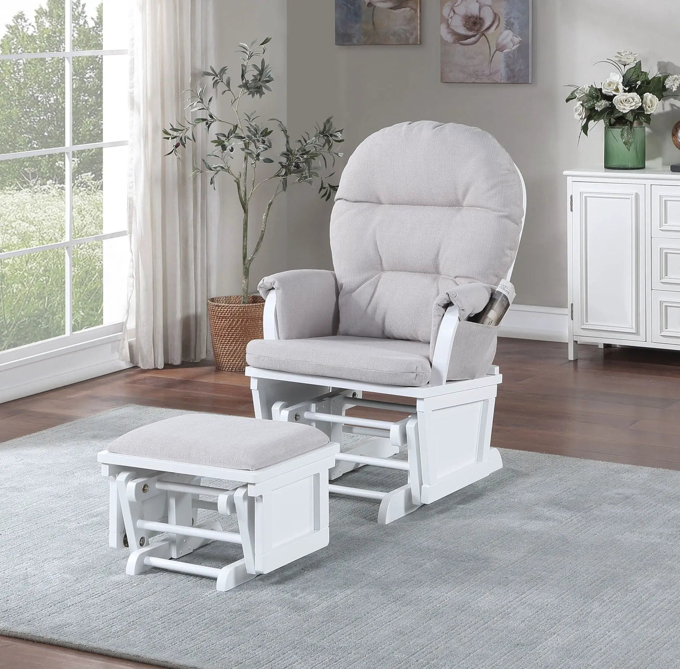 Madison - Glider & Ottoman - Base by Unique Piece Furniture