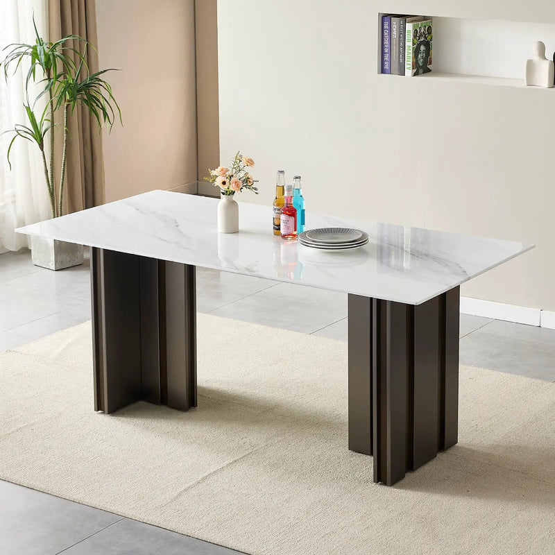 69.30 Inch Rectangular Dining Table by HouseOfZazla