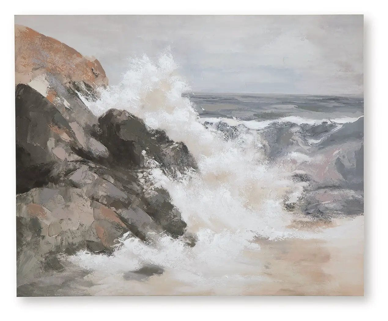 Worthner - Wall Art - Tan / Gray / White by Unique Piece Furniture