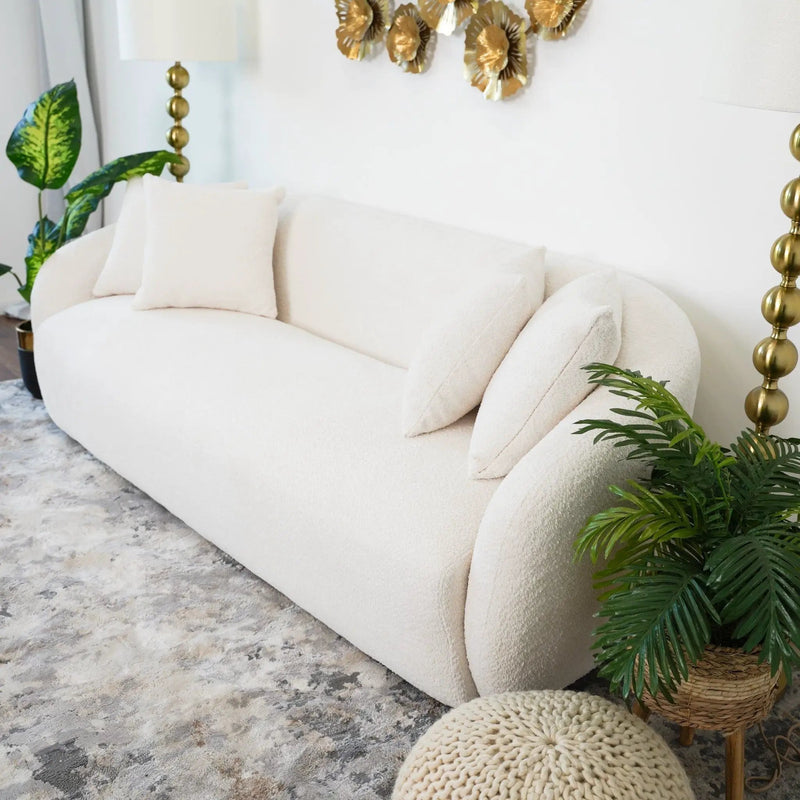 Linden - Sofa - Ivory by Unique Piece Furniture