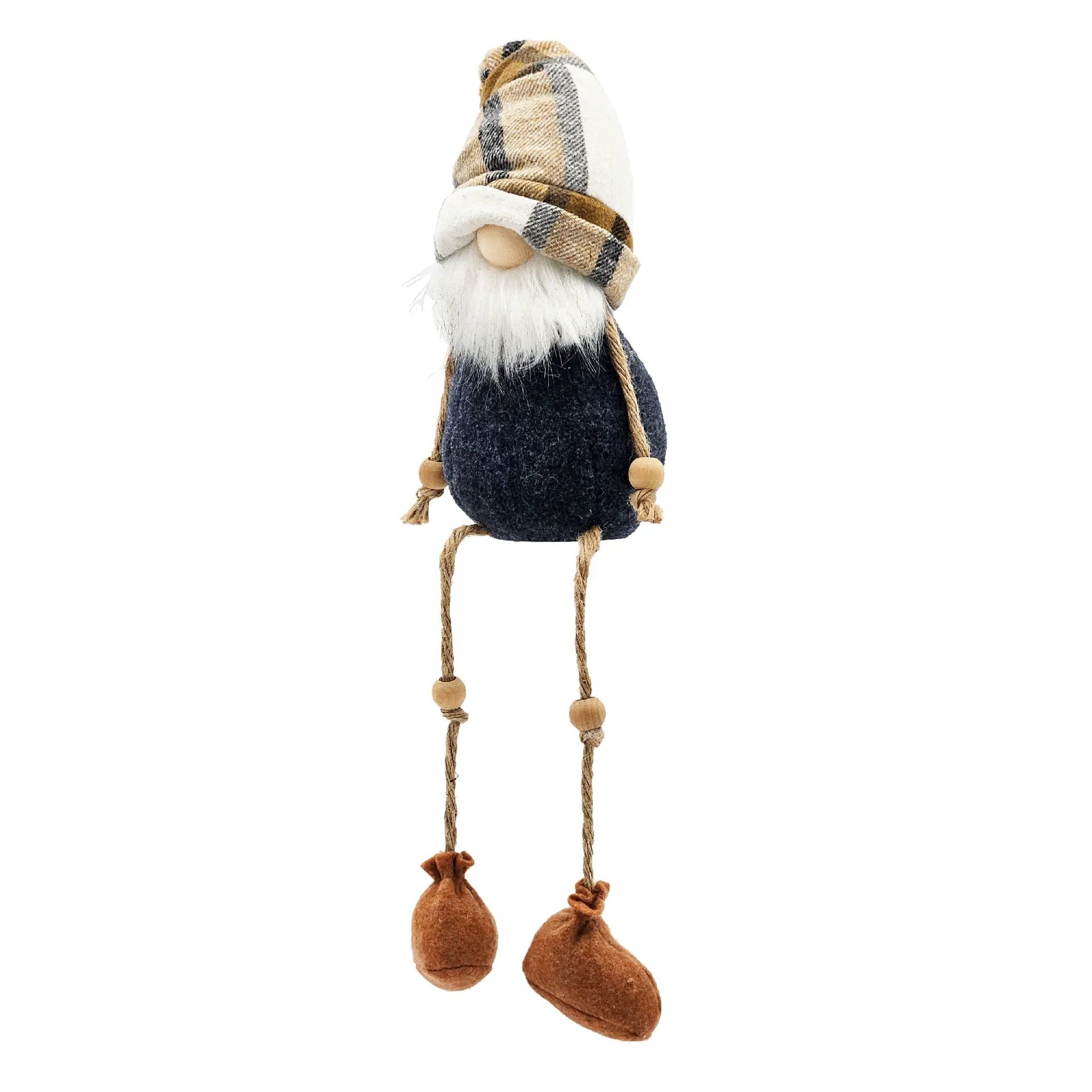 3 Pieces Fall Thanksgiving Gnomes Decorations, Harvest Festival Table Home Ornaments For Holiday Party Gifts - Blue / Brown by Unique Piece Furniture