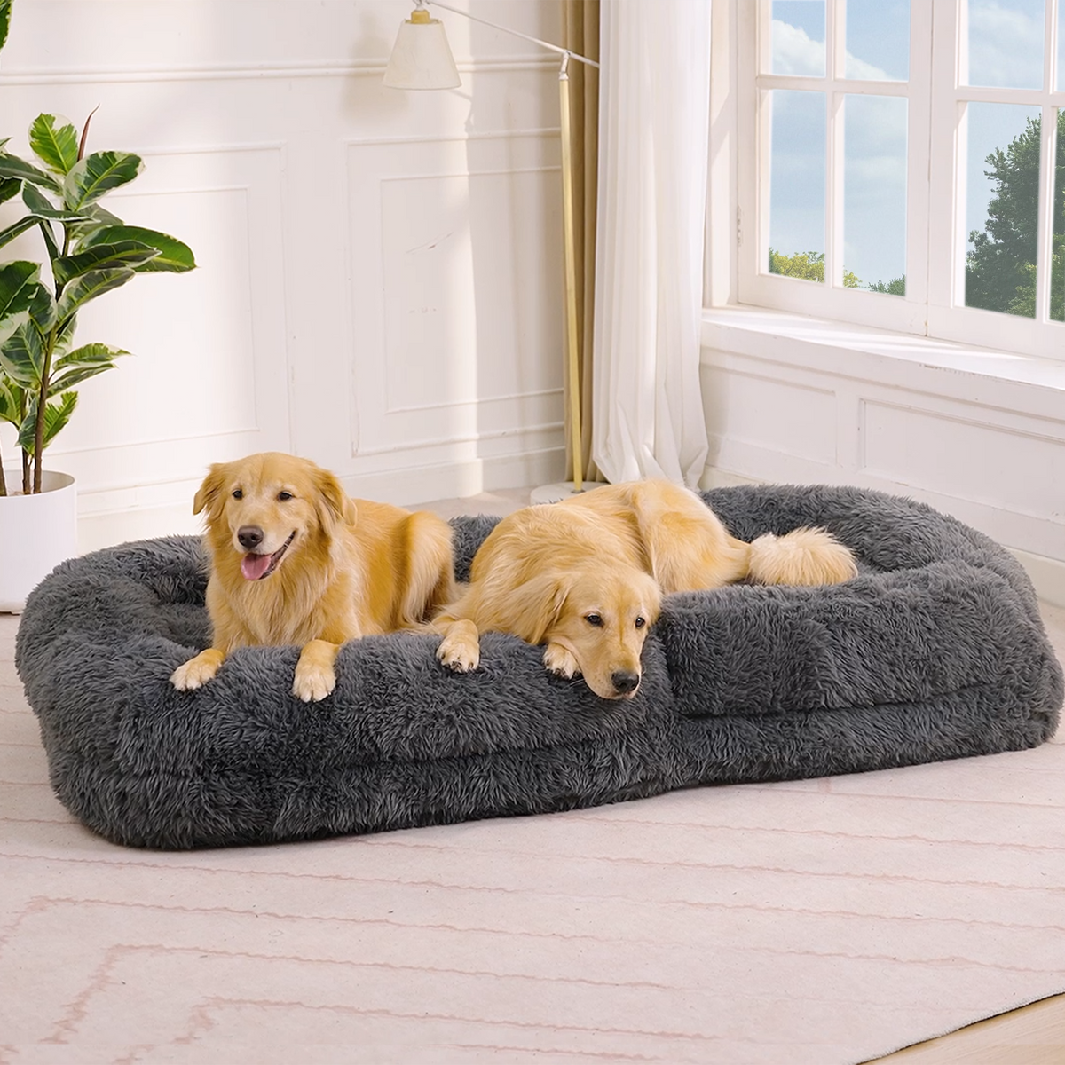Human Dog Bed & Lazy Sofa - 5-Position Adjustable Floor Chair by HouseOfZazla