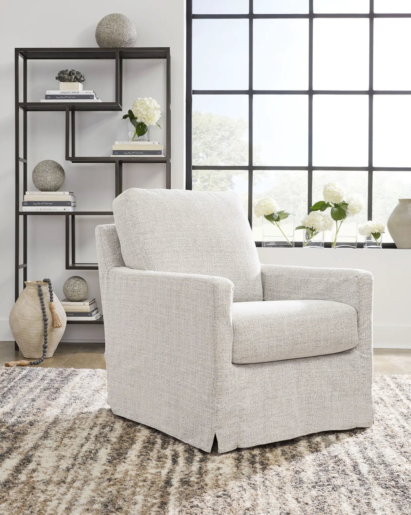 Nenana Next-Gen Nuvella - Swivel Glider Accent Chair by Unique Piece Furniture