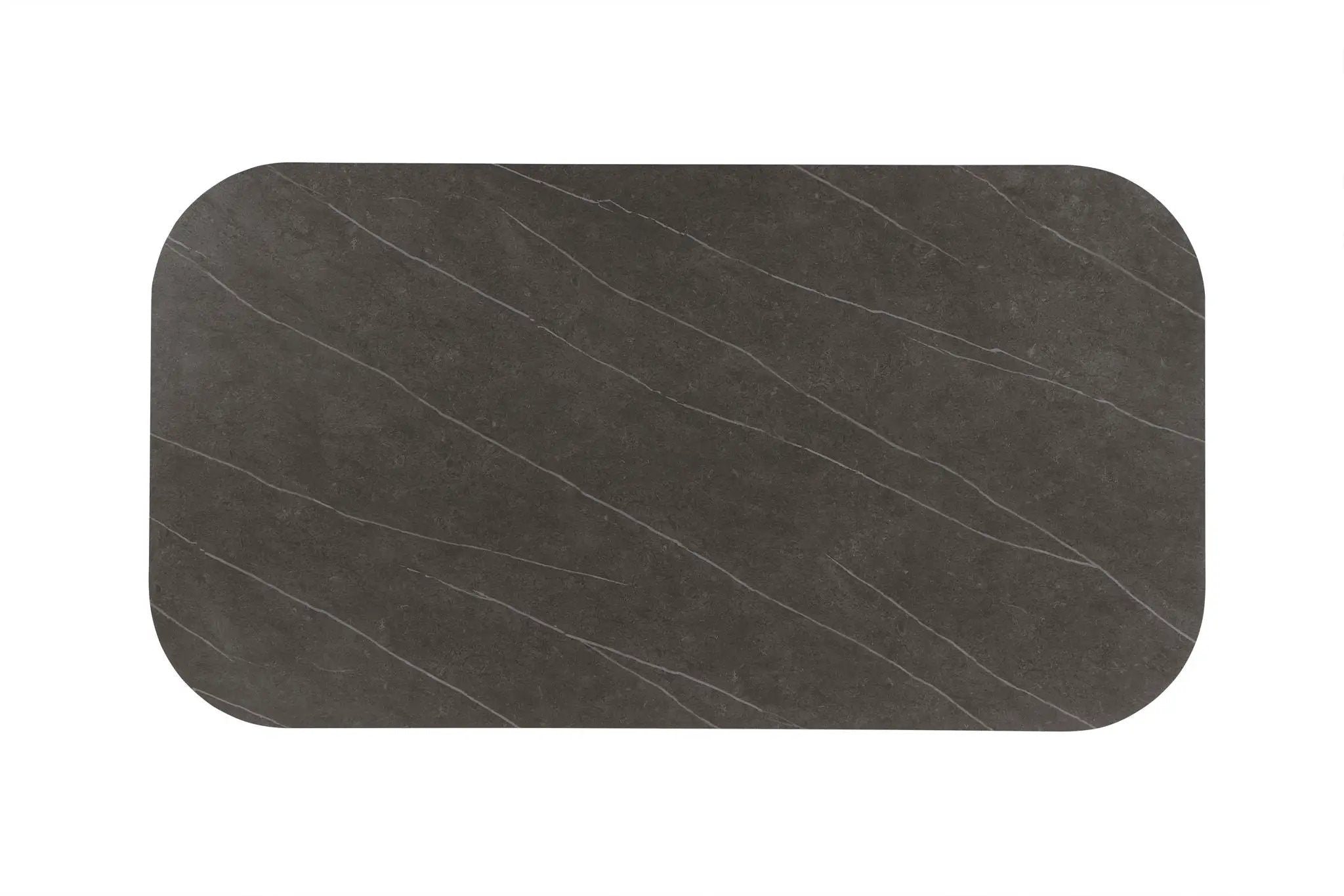 Kasa - Sintered Stone Top Dining Table - Stone Gray / Champagne by Unique Piece Furniture