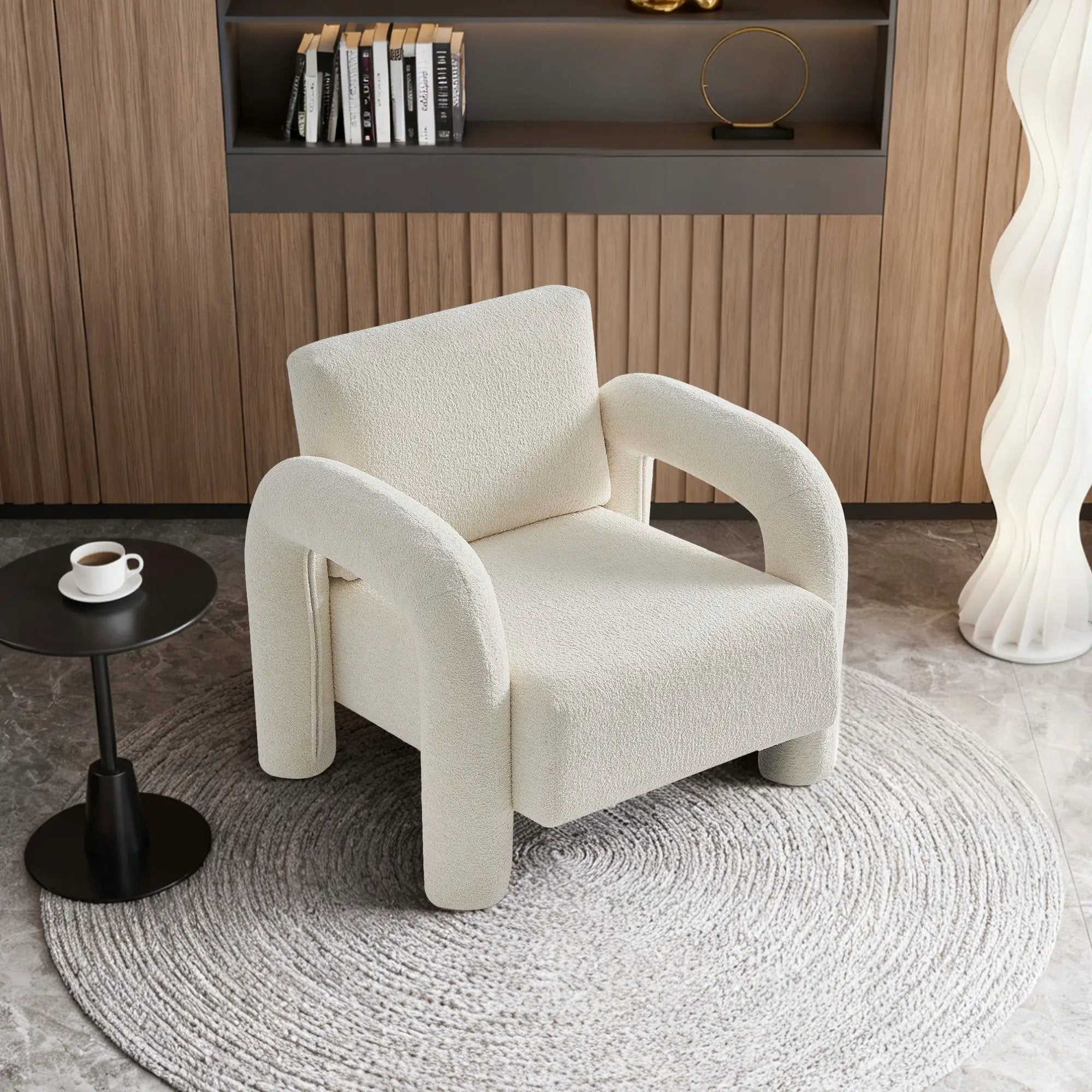 Modern Velvet Fabric Accent Chair by HouseOfZazla