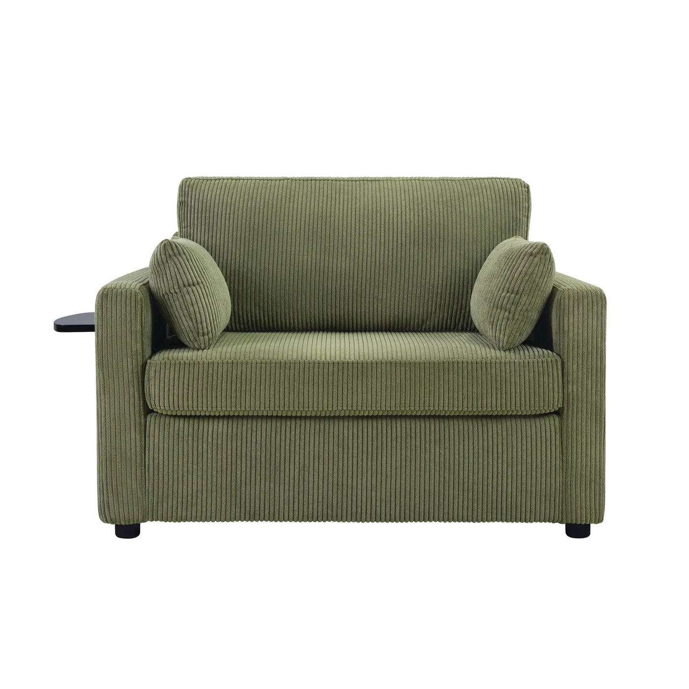 Sleeper Sofa With Foldable Mattress, USB Ports, Side Table & Storage Pocket by HouseOfZazla