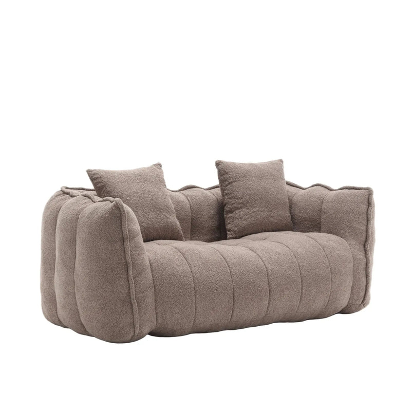 Cozy Beanbag Chair with High Resilience Foam Core by BLAKHOM