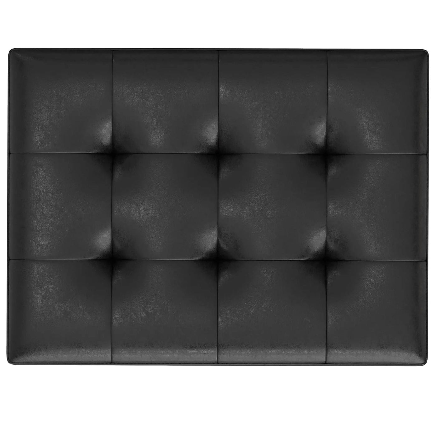 Shay - Large Square Coffee Table Storage Ottoman Mid-Century Style by Unique Piece Furniture