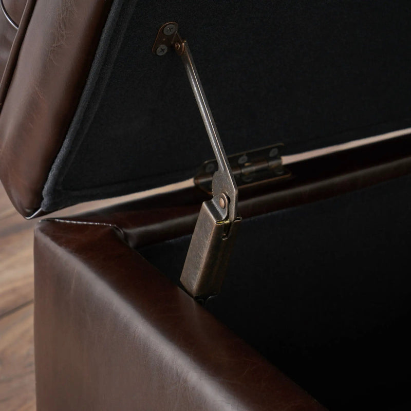 Juliana Storage Ottoman With Birch Legs by HouseOfZazla
