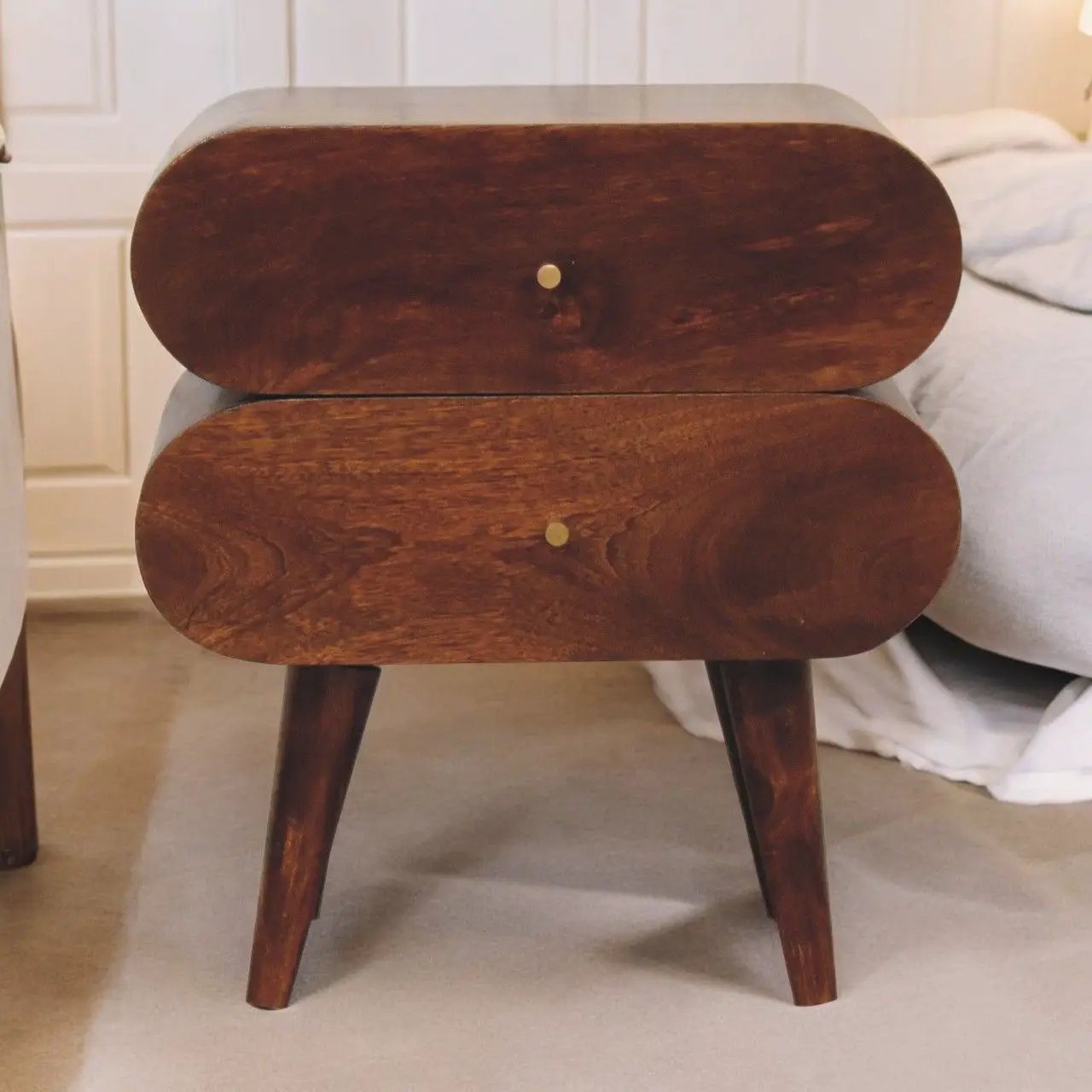 Bubble Nightstand - Brown by Unique Piece Furniture