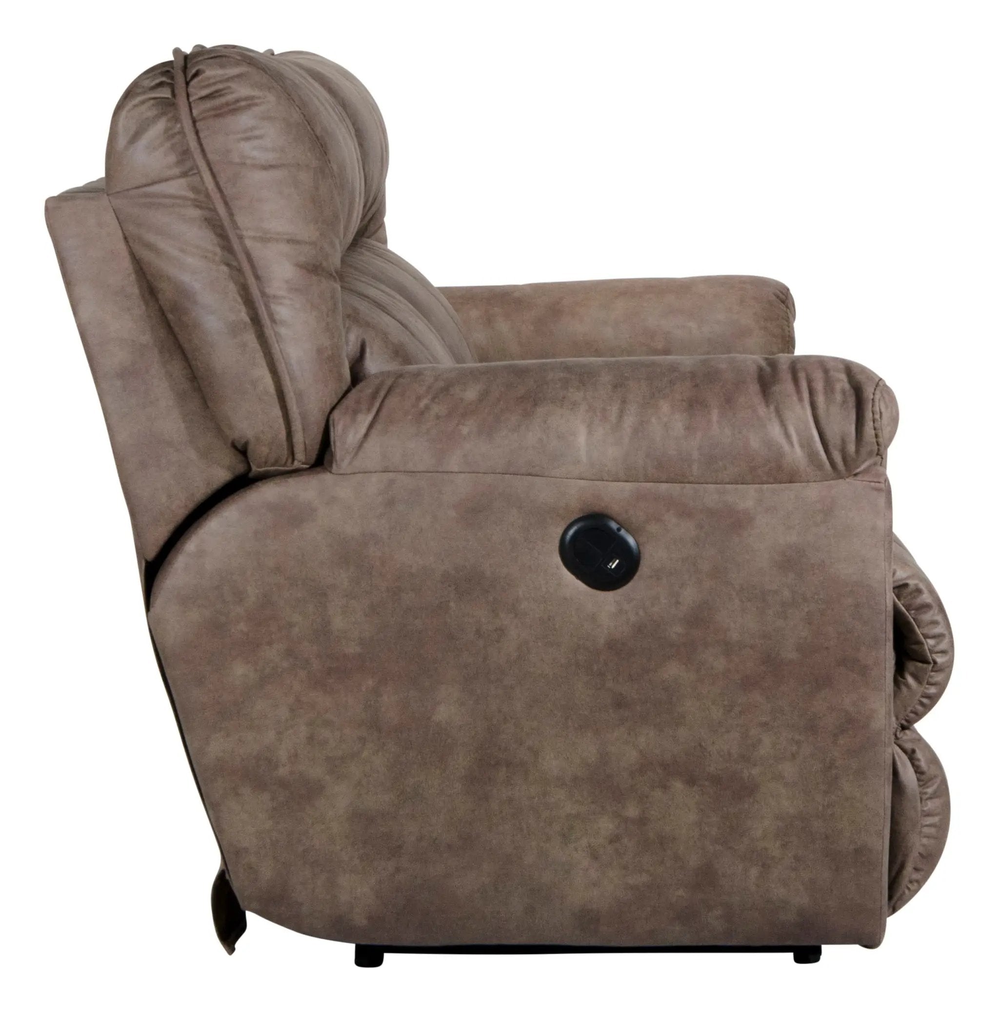 Hollins - 88" Power Reclining Sofa - Coffee by Unique Piece Furniture