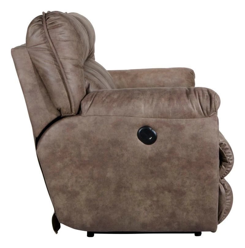 Hollins - 88" Power Reclining Sofa - Coffee by Unique Piece Furniture