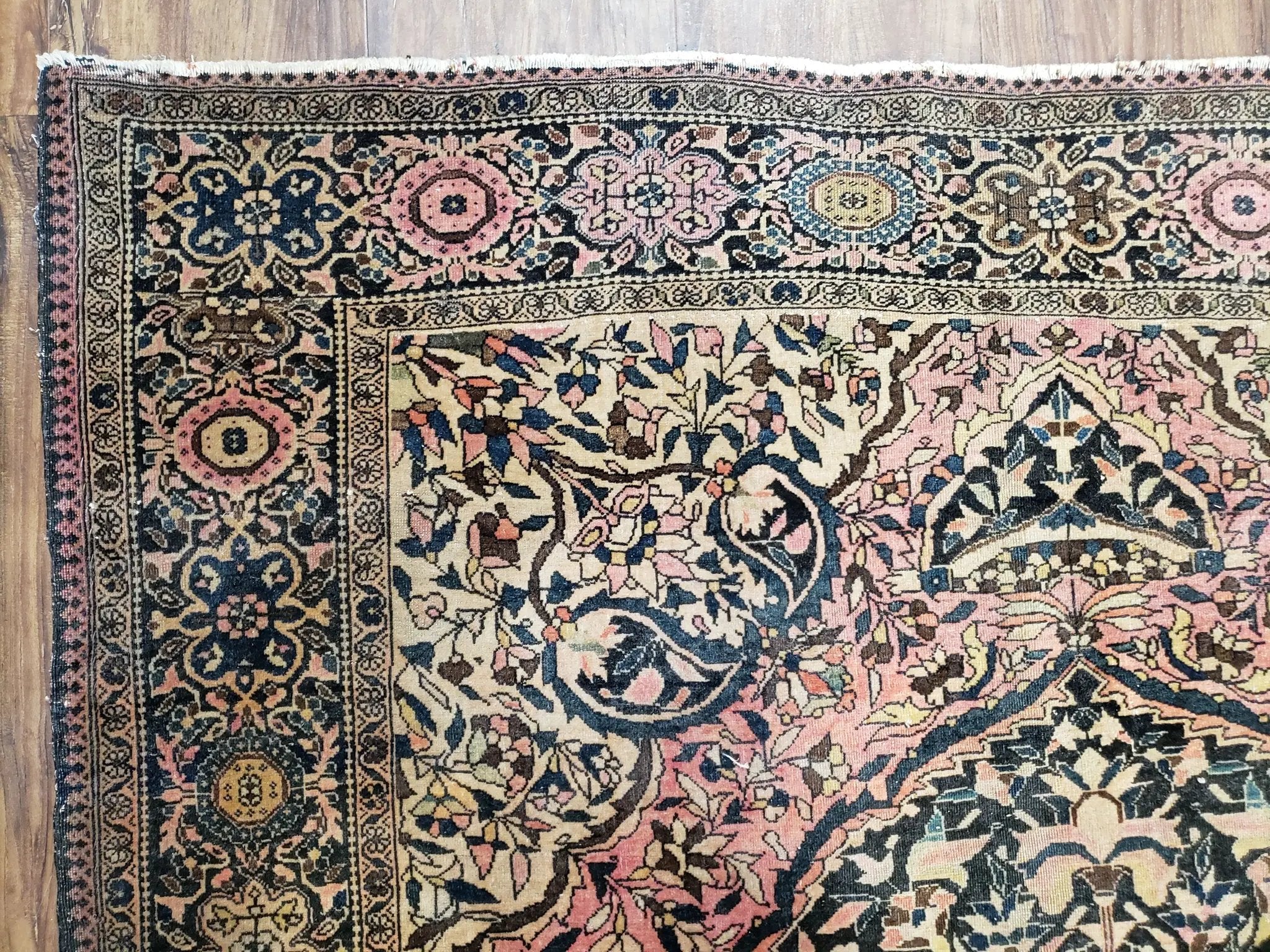 Antique Persian Farahan Rug, 4'1" x 6' 5" by Jewel Rugs
