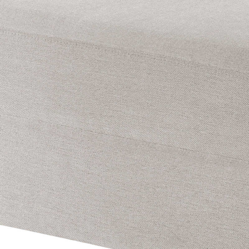 Candor - Ottoman Upholstered Footrest - Beige / Gray