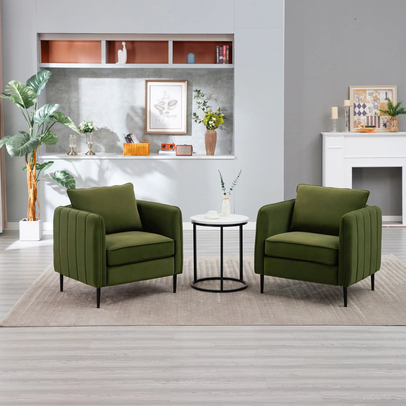 Accent Chair With Pillow For Living Room by HouseOfZazla