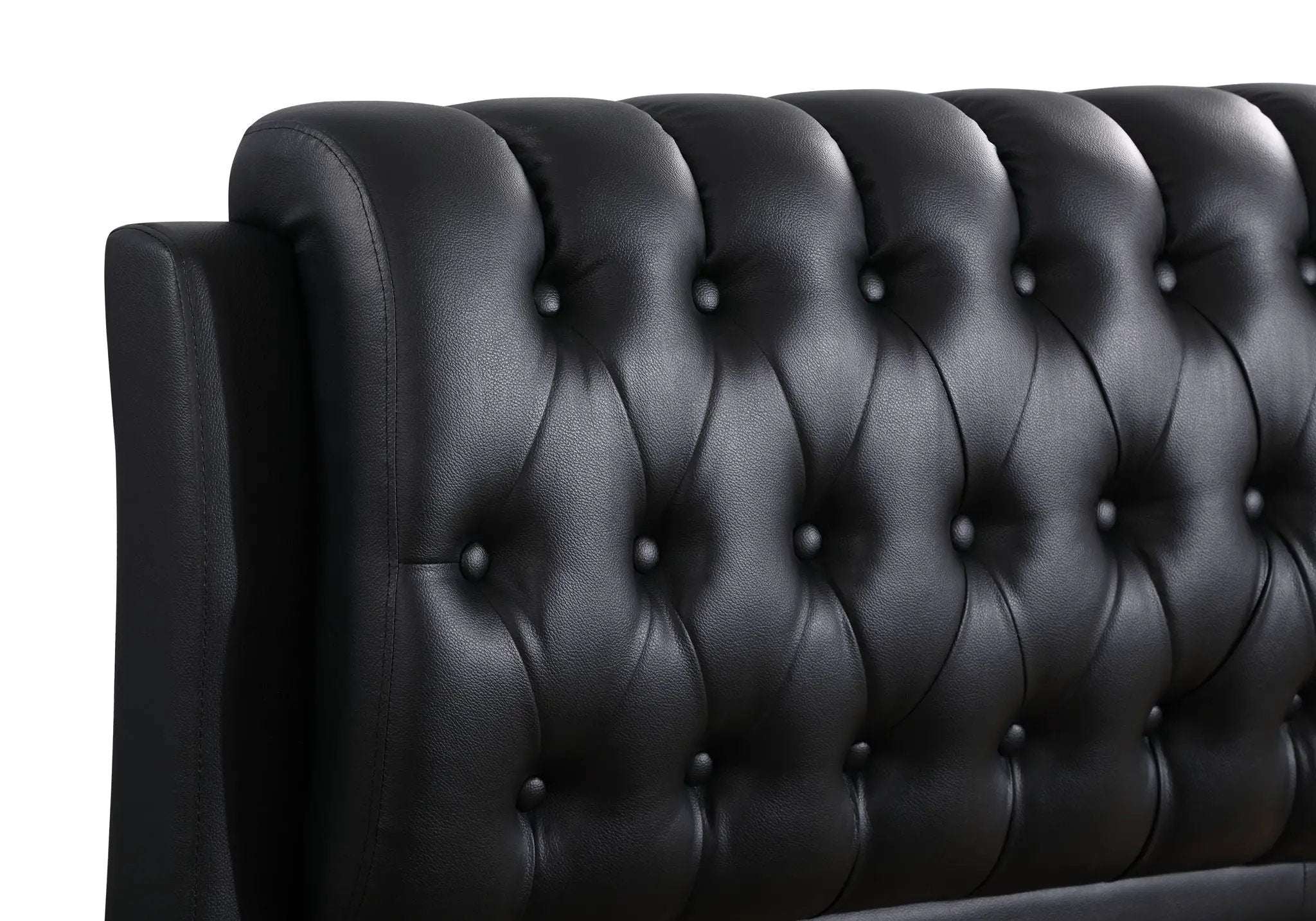 Tufted Upholstered Bed by Unique Piece Furniture