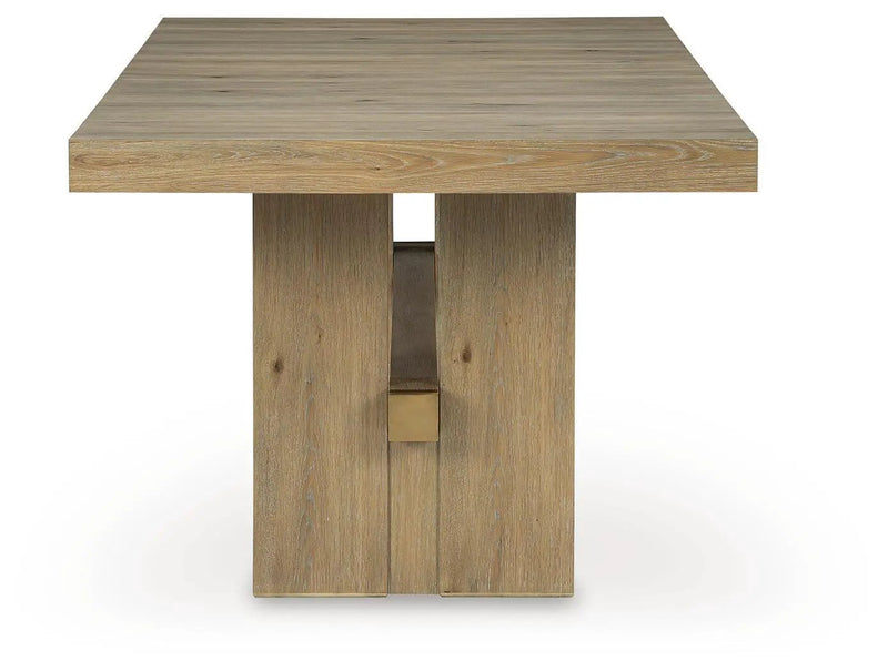 Lasinger - Rectangular Dining Room Extension Table - Light Brown by Unique Piece Furniture