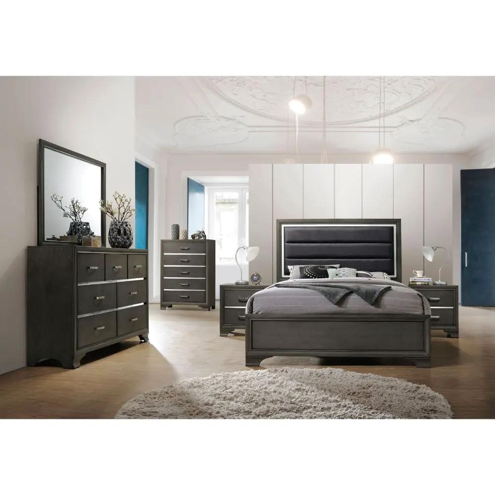 Carine II - Bed by Unique Piece Furniture