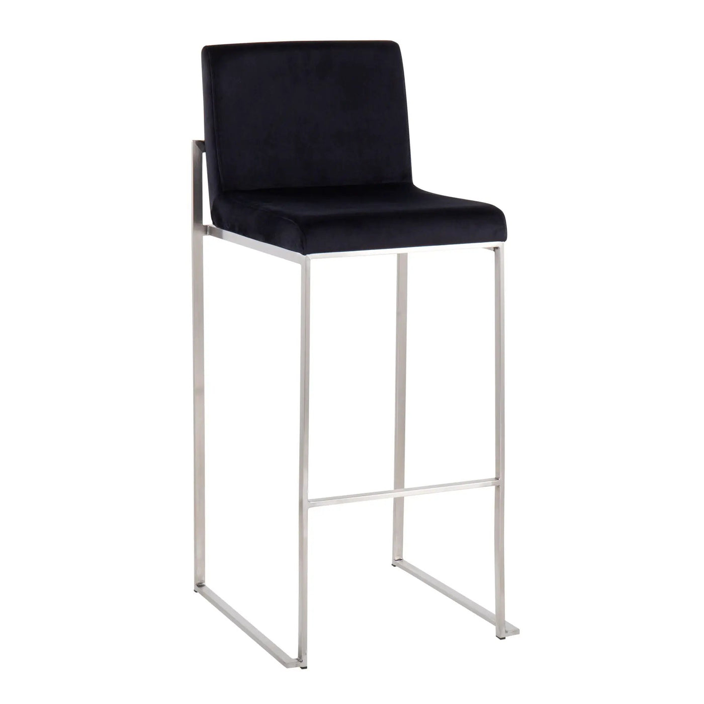 Fuji - Contemporary And Modern Elegance High Back Barstool by HouseOfZazla