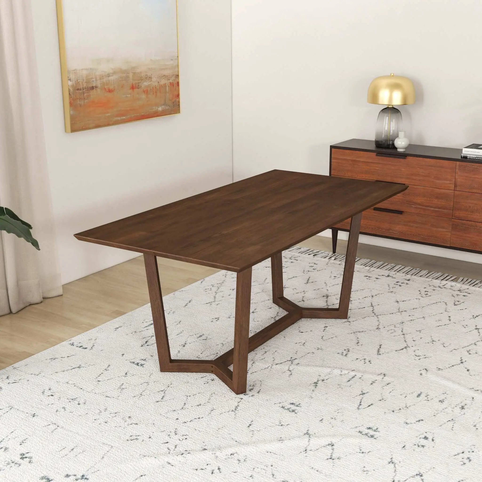 Marina - Mid-Century Modern Design Dining Table by HouseOfZazla