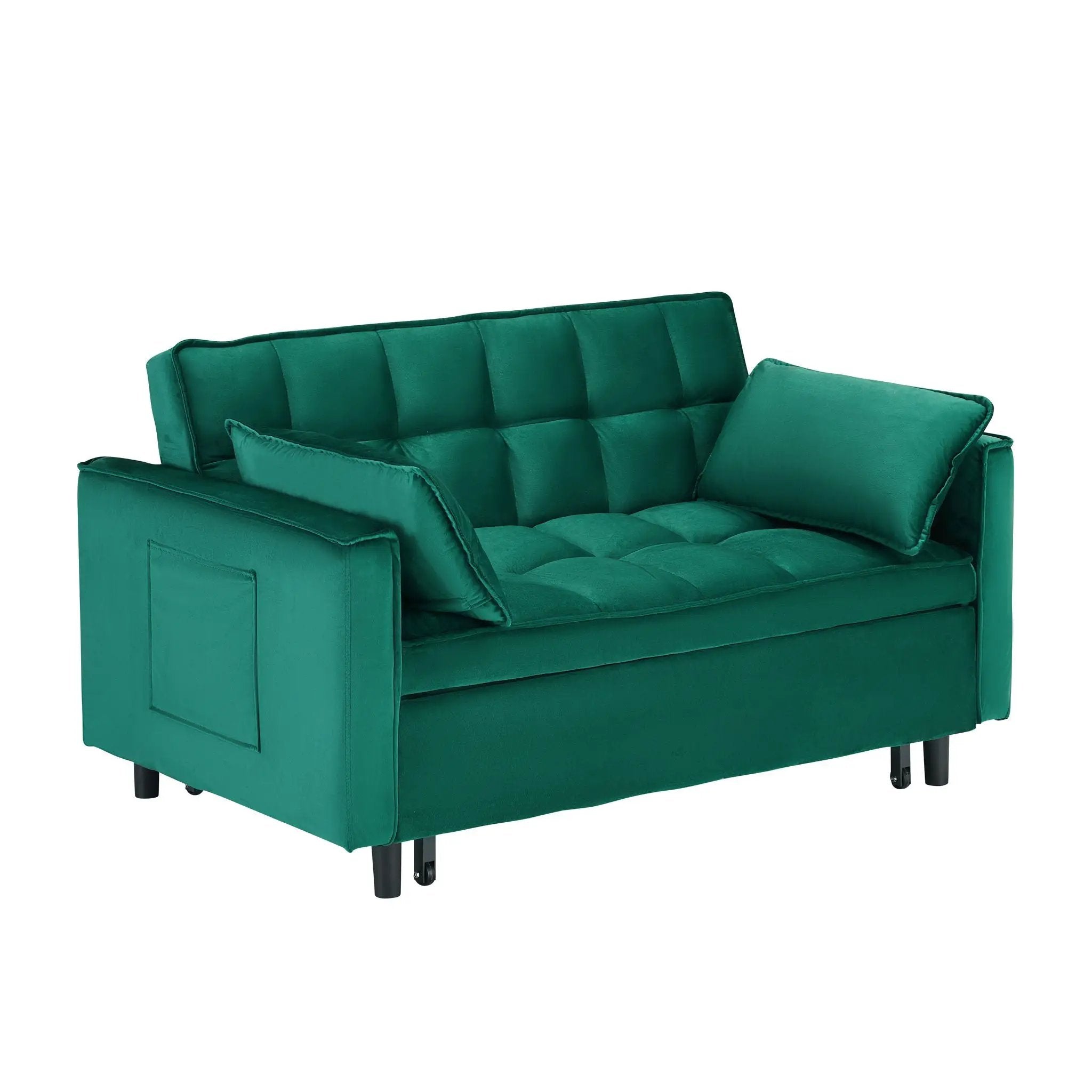 Sofa Bed With Pockets, 3 In 1 Convertible For Living Room by Unique Piece Furniture